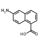 CAS 登录号：32018-89-6， 6-氨基-1-萘甲酸
