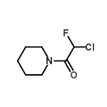 CAS 登录号：321-77-7， 2-氯-2-氟-1-(1-哌啶基)乙酮