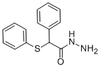 structure of CAS# 32121-53-2, 2-Phenyl-2-Phenylsulfanylacetohydrazide;2-Phenyl-2-Phenylsulfanyl-Acetohydrazide;2-Phenyl-2-(Phenylthio)Acetohydrazide;2-Phenyl-2-Phenylsulfanyl-Ethanehydrazide