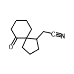CAS 登录号：323577-59-9， (6-氧代螺[4.5]癸-1-基)乙腈