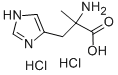 structure of CAS# 32381-18-3, alpha-Methyl-DL-Histidine Dihydrochloride