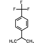 结构式 CAS# 32445-99-1, 1-异丙基-4-(三氟甲基)苯