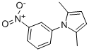 structure of CAS# 32570-23-3, 1-(3-Nitrophenyl)-2,5-Dimethylpyrrole;1-(3-NITROPHENYL)-2,5-DIMETHYLPYRROLE