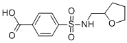 structure of CAS# 325851-59-0, 4-[[(2R)-Oxolan-2-Yl]Methylsulfamoyl]Benzoate;4-[[(2R)-Tetrahydrofuran-2-Yl]Methylsulfamoyl]Benzoate;4-[[(2R)-2-Tetrahydrofuranyl]Methylsulfamoyl]Benzoate;Zinc00301237