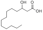 structure of CAS# 32602-69-0, 3-Hydroxytridecanoic Acid;(+/-)-3-HYDROXYTRIDECANOIC ACID;3-HYDROXYTRIDECANOIC ACID;3-HYDROXY C13:0 ACID