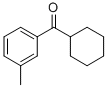 结构式 CAS# 3277-78-9, 环己基-(3-甲基苯基)甲酮