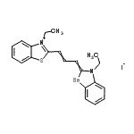 CAS#: 32835-32-8， 3-Ethyl-2-[3-(3-Ethyl-1,3-Benzoselenazol-2(3H)-Ylidene)-1-Propen-1-Yl]-1,3-Benzothiazol-3-Ium Iodide