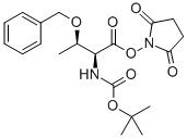 结构式 CAS# 32886-43-4, 叔丁氧羰基-(苄基)苏氨酰-琥珀酰亚胺