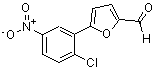 结构式 CAS# 329222-78-8, 5-(2-氯-5-硝基-苯基)-呋喃-2-甲醛