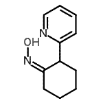 CAS 登录号：3297-68-5， (1Z)-N-羟基-2-(2-吡啶基)环己烷亚胺