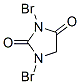 structure of CAS# 3304-74-3, 1,3-Dibromoimidazolidine-2,4-Dione;1,3-Dibromohydantoin;Nsc140336