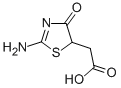 structure of CAS# 33176-41-9, 2-(2-Amino-4-Oxo-1,3-Thiazol-5-Yl)Acetic Acid;2-(2-Amino-4-Oxo-Thiazol-5-Yl)Acetic Acid;2-(2-Amino-4-Oxo-5-Thiazolyl)Acetic Acid;2-(2-Amino-4-Keto-Thiazol-5-Yl)Acetic Acid