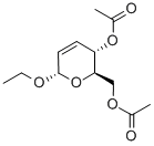 structure of CAS# 3323-72-6, Ethyl 4,6-Di-O-Acetyl-2,3-Dideoxy-alpha-D-Erythro-Hex-2-Enopyranoside;[2-(Acetoxymethyl)-6-Ethoxy-3,6-Dihydro-2H-Pyran-3-Yl] Acetate;Acetic Acid [2-(Acetoxymethyl)-6-Ethoxy-3,6-Dihydro-2H-Pyran-3-Yl] Ester;[2-(Acetyloxymethyl)-6-Ethoxy-3,6-Dihydro-2H-Pyran-3-Yl] Ethanoate