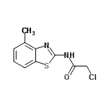 CAS 登录号：3323-85-1， 2-氯-N-(4-甲基-1,3-苯并噻唑-2-基)乙酰胺