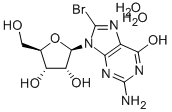 structure of CAS# 332359-99-6, 8-Bromoguanosine Dihydrate