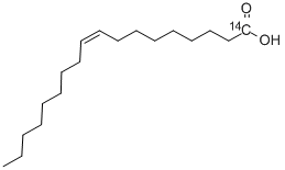 CAS#: 3343-81-5， Oleic Acid, [1-14C]