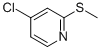 structure of CAS# 334542-44-8, 4-Chloro-2-(Methylsulfanyl)Pyridine;4-CHLORO-2-(METHYLSULFANYL)PYRIDINE;Pyridine, 4-Chloro-2-(Methylthio)-;4-Chloro-2-(Methylthio)Pyridine