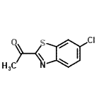CAS 登录号：33509-76-1， 1-(6-氯-1,3-苯并噻唑-2-基)乙酮
