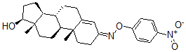 CAS 登录号：33514-91-9， (3Z,8R,9S,10R,13S,14S,17S)-10,13-二甲基-3-(4-硝基苯氧基)亚氨基-1,2,6,7,8,9,11,12,14,15,16,17-十二氢环戊烯并[a]菲-17-醇