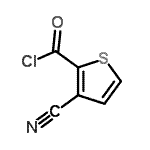 CAS 登录号：335256-23-0， 3-氰基-2-噻吩甲酰氯