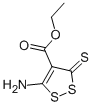 structure of CAS# 3354-38-9, 5-Amino-3-Thioxo-3H-(1,2)Dithiole-4-Carboxylic Acid Ethyl Ester;Ethyl 3-Amino-5-Thioxo-Dithiole-4-Carboxylate;3-Amino-5-Thioxo-4-Dithiolecarboxylic Acid Ethyl Ester;3-Amino-5-Thioxo-Dithiole-4-Carboxylic Acid Ethyl Ester