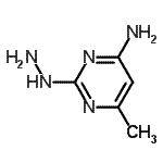 CAS 登录号：33575-13-2， 2-肼基-6-甲基-4-嘧啶胺