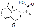 CAS 登录号：33596-80-4， 2-[(2S,4aS,8S,8aR)-8,8a-二甲基-4-氧代-1,2,3,4a,5,6,7,8-八氢萘-2-基]丙-2-烯酸