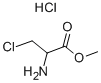 结构式 CAS# 33646-31-0, DL-3-氯丙氨酸甲酯盐酸盐
