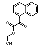 结构式 CAS# 33656-65-4, 乙基1-萘基(氧代)乙酸酯