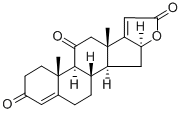 CAS 登录号：337-68-8， 16beta-羟基-3,11-二氧代孕甾烷-4,17(20)-二烯-21-酸 gamma-内酯