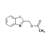 CAS 登录号：33720-91-1， 1,3-苯并噻唑-2-基甲基乙酸酯