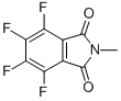 structure of CAS# 33795-85-6, N-Methyltetrafluorophthalimide;Tetrafluorophthalimide/3,4,5,6-Tetrafluorophthalimide;N-METHYL-4,5,6,7-TETRAFLUOROPHTHALIMIDE;3,4,5,6-Tetrafluoro-N-Methylphthalimide