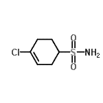 CAS 登录号：33832-03-0， 4-氯-3-环己烯-1-磺酰胺