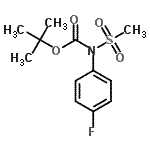 CAS#: 339105-41-8， 2-Methyl-2-Propanyl (4-Fluorophenyl)(Methylsulfonyl)Carbamate