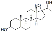 CAS 登录号：33995-20-9， (8R,9S,10S,13S,14S,17R)-17-(1-羟基乙基)-10,13-二甲基-1,2,3,4,5,6,7,8,9,11,12,14,15,16-十四氢环戊烯并[a]菲-3,17-二醇