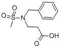 structure of CAS# 340025-20-9, 3-(Methylsulfonyl-(Phenylmethyl)Amino)Propionic acid;3-(Benzyl-Mesyl-Amino)Propionate;Zinc02379770