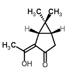 CAS 登录号：340165-10-8， (1S,2Z,5R)-2-(1-羟基乙亚基)-6,6-二甲基双环[3.1.0]己烷-3-酮
