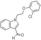structure of CAS# 340318-80-1, 1-[2-(2-Chlorophenoxy)Ethyl]-1H-Indole-3-Carbaldehyde;1-[2-(2-Chlorophenoxy)ethyl]-1H-indole-3-carbaldehyde;1-[2-(2-chlorophenoxy)ethyl]indole-3-carbaldehyde;A2652/0113000