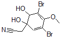 CAS#: 34140-52-8， 2-(3,5-Dibromo-1,6-Dihydroxy-4-Methoxy-1-Cyclohexa-2,4-Dienyl)Acetonitrile