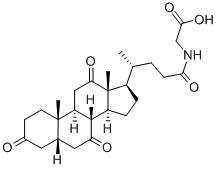 结构式 CAS# 3415-45-0, 去氢胆酰甘氨酸