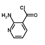 structure of CAS# 342614-83-9, 2-Aminonicotinoyl Chloride;2-aminonicotinoyl chloride