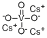 structure of CAS# 34283-69-7, Cesium Orthovanadate;Vanadate (Vo43-), Tricesium, (T-4)-;Cesium Vanadate;Cesium Vanadium Oxide (Csvo3)
