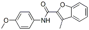 CAS#: 34319-22-7， N-(4-Methoxyphenyl)-3-Methyl-1-Benzofuran-2-Carboxamide