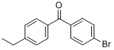 structure of CAS# 344444-47-9, 4-Bromo-4'-Ethylbenzophenone;(4-BROMOPHENYL)(4-ETHYLPHENYL)METHANONE;4-BROMO-4'-ETHYLBENZOPHENONE