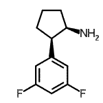 CAS 登录号：344463-37-2， (1R,2R)-2-(3,5-二氟苯基)环戊烷胺