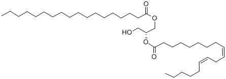 CAS#: 34487-26-8， [(2S)-1-Hydroxy-3-Octadecanoyloxypropan-2-Yl] (9Z,12Z)-Octadeca-9,12-Dienoate