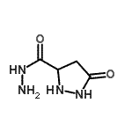 CAS 登录号：344947-82-6， 5-氧代-3-吡唑烷甲酰肼