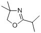 structure of CAS# 34575-25-2, 4,4-Dimethyl-2-Propan-2-Yl-5H-1,3-Oxazole;2-Isopropyl-4,4-Dimethyl-5H-Oxazole;Nsc151008