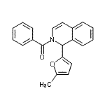CAS 登录号：34579-55-0， [1-(5-甲基-2-呋喃基)-2(1H)-异喹啉基](苯基)甲酮