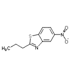 CAS 登录号：34601-82-6， 5-硝基-2-丙基-1,3-苯并噻唑